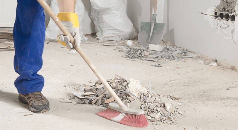 Cleanup Contractors services in house
